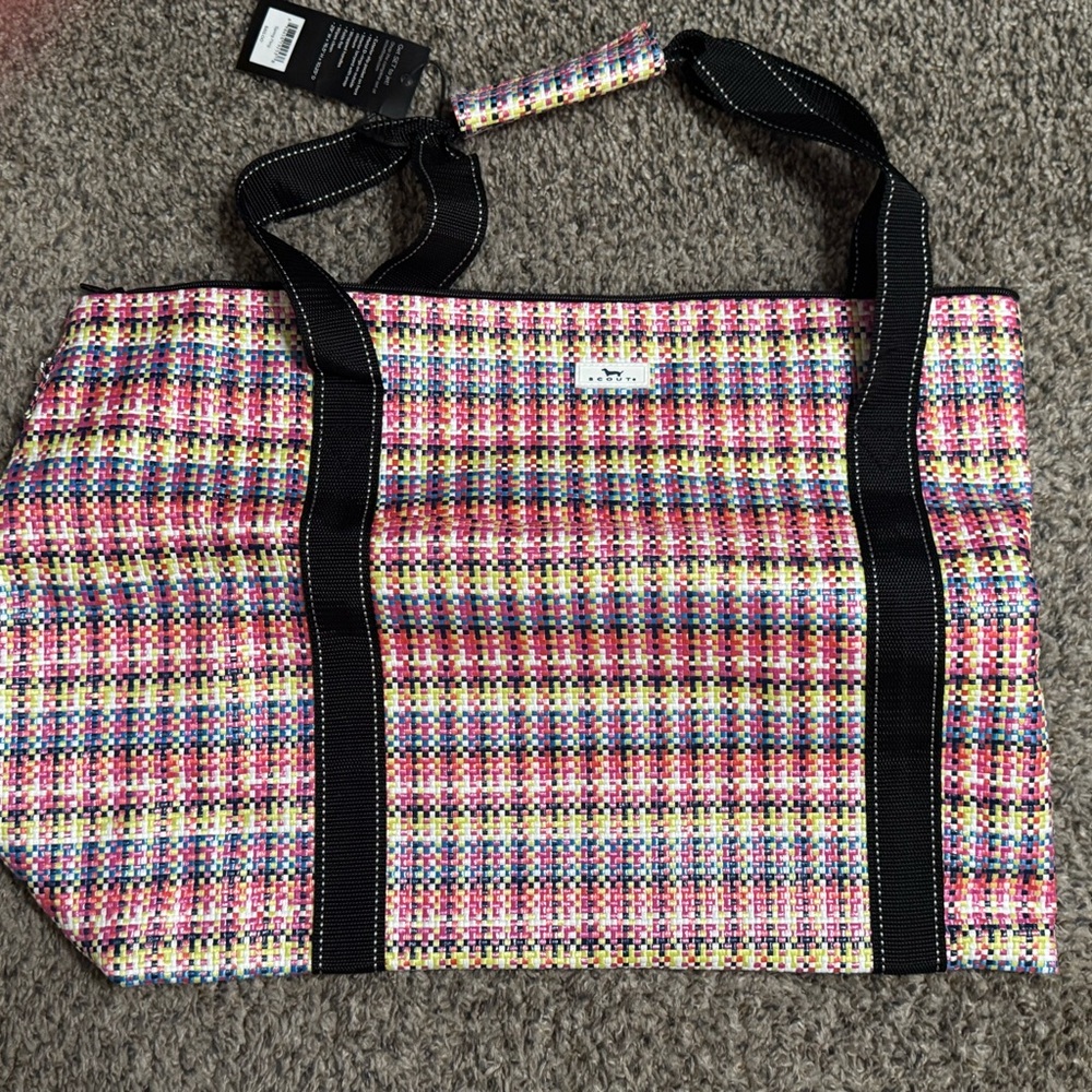 Scout Vibrant Plaid Tote Bag